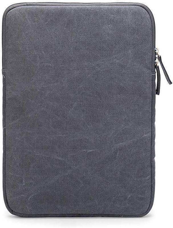 Kinmac 360° Protective Vertical Laptop Sleeve Case Cover Bag with Pocket for MacBook Air 15 inch and 15 inch-15.6 inch HP Lenovo Dell ASUS Acer Laptop Computer (Grey)