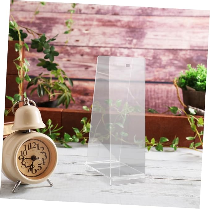 Gadpiparty Transparent Acrylic Calendar Stand Minimalist Tabletop Display Rack for Desk Stylish Modern Design Holder for Flip Calendar Supplies and Office Decor