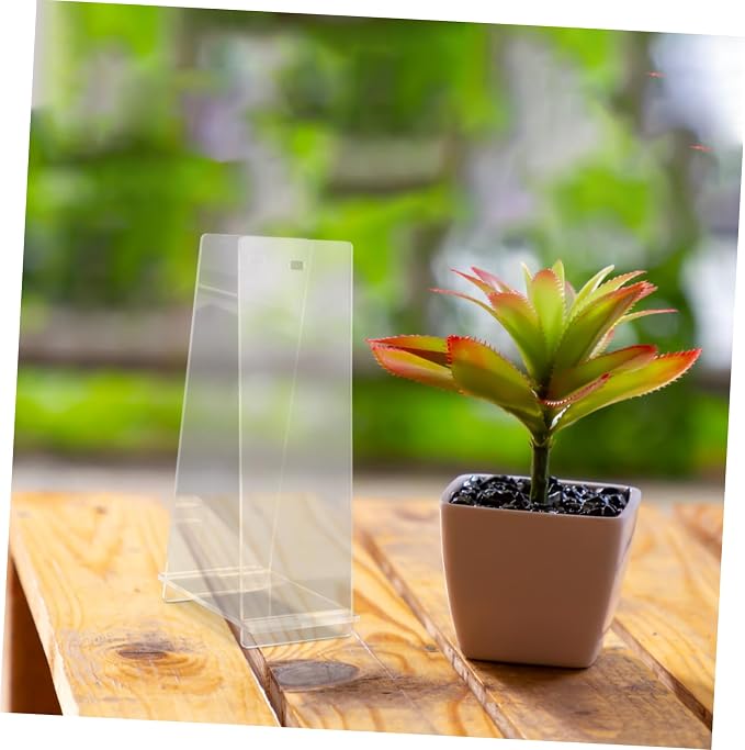 Transparent Acrylic Desk Calendar Holder Modern Minimalist Display Stand for Tabletop Calendars for Home and Office Decor Portable Flip Rack