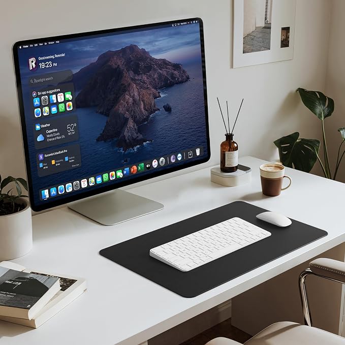 Jotsome Leather Desk Pad Mat, Non-Slip Desk Blotter Pad - Desk Protector for Office, Home, Lap Desk, Laptop, and Desktop