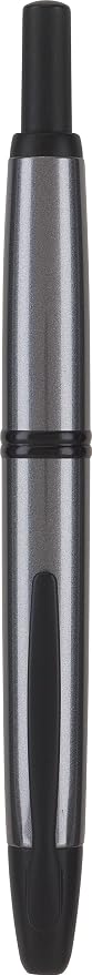 PILOT Vanishing Point Collection Refillable & Retractable Fountain Pen, Gun Metal Gray Barrel with Matte Black Accents, Blue Ink, Fine Nib (60583)