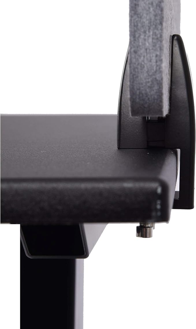 ReFocus™ Raw Clamp-On Acoustic Desk Divider – Reduce Noise and Visual Distractions with This Lightweight Desk Mounted Privacy Panel (Castle Gray, 47.25" x 16", 23.6" x 16", & 23.6" x 16")