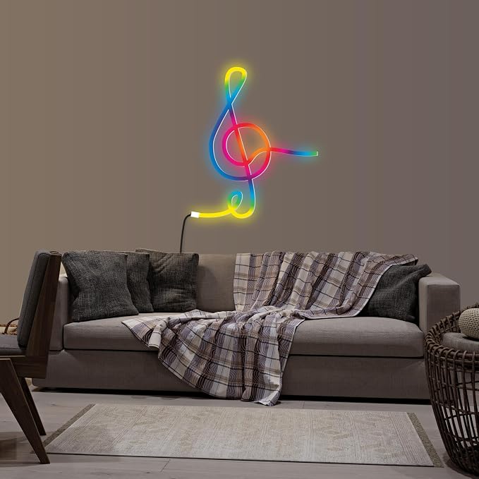 Monster MOW71005ICM 16.4 Ft. RGB + IC Flow Flexible Neon Outdoor LED Smart Light Strip