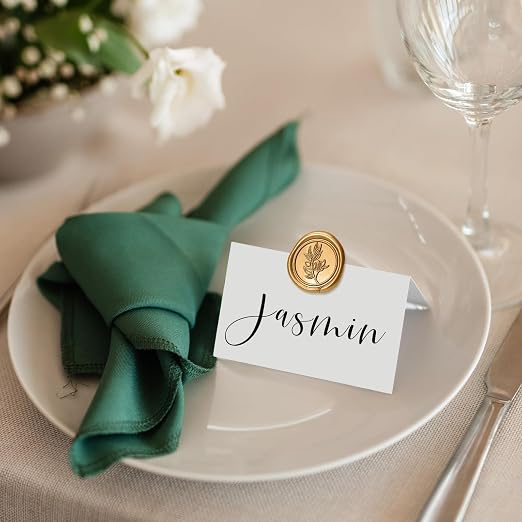 UNIQOOO Wax Seal Stickers - (3 Designs in 1 Pack) Wedding Invitation Envelope Seal Stickers, 60 Pcs Self-Adhesive Stickers, Perfect for Invitation, Christmas, Gift Wrapping (Anti Gold)