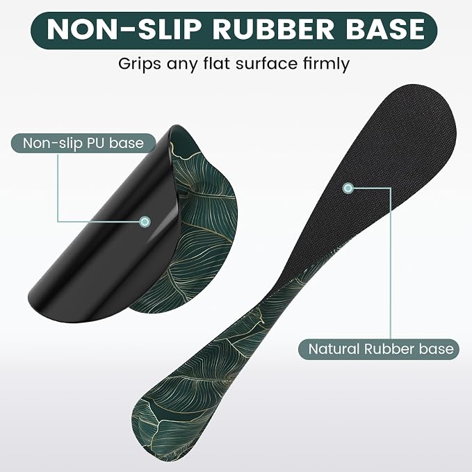iLeadon Ergonomic Mouse Pad with Wrist Support, Easy Typing & Pain Relief, Keyboard Wrist Rest and Mouse Pad Set with Non-Slip Base for Computer Home, Green Leaves