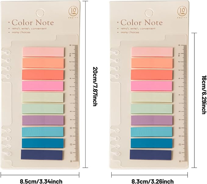 Golcellia Sticky Tabs Book Index Tabs, Page Tabs, Page Markers 1200 Pieces,60 Colors Annotation Tabs, Book Annotation Supplies