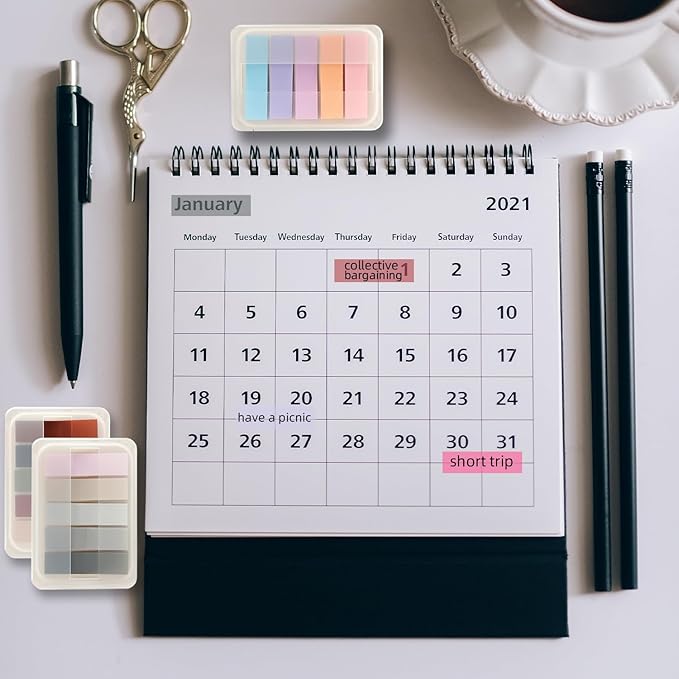 1000 Pcs, Transparent Sticky Notes, Page Markers, Book Tabs, Sticky Tabs, Page Tabs, Label Stickers, Pop Up Index Tabs, Tabs Flags Stickers