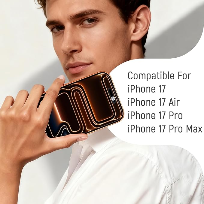 Front Camera Cover Compatible for iPhone 17/17 Air /17 Pro/17 Pro Max,Webcam Cover Protect Privacy and Security,Not Affect Face ID, 2 Pack-Silver