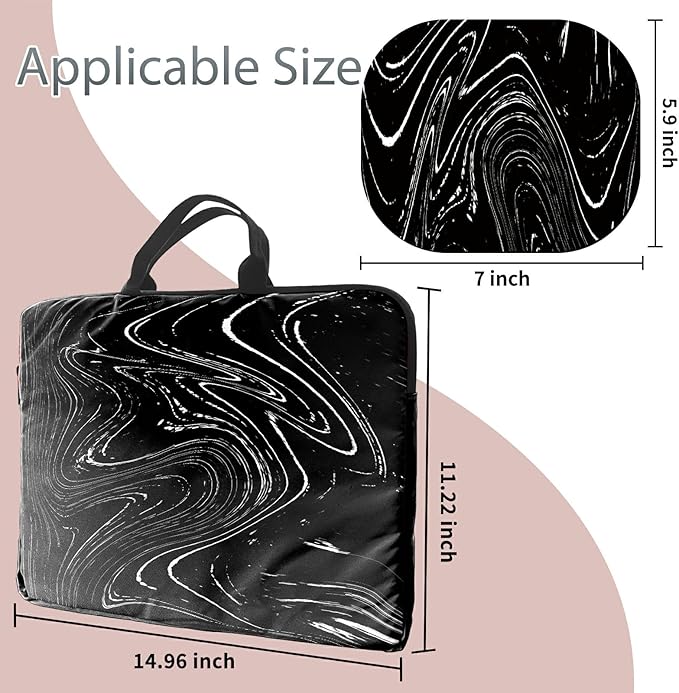 Laptop Sleeve Case 15 inch Plus Cute Mousepad, Black White Dirty Retro Slim Carrying Case Durable Handbag Protective Travel Laptop Bag for 13-15 inch Tablet,Laptop, Ultrabook Notebook