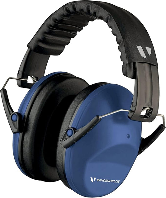 Vanderfields - Hearing Protection Ear Muffs - Over 33 dB (2K Hz) Broad Noise Cancelling Sound Reduction - Adults & Teens