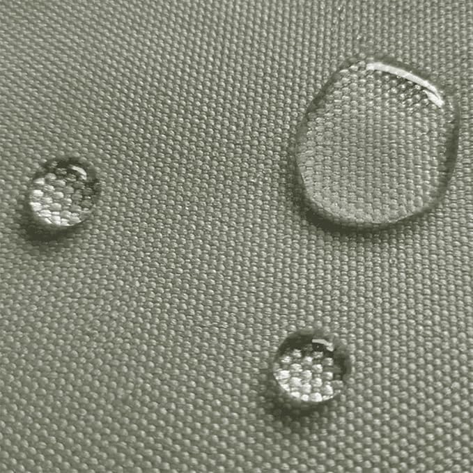 Waterproof Canvas Fabric by The Yard 58inch 600D Upholstery Material Polyester Fabric Outdoor Water Resistant Fabric for Sewing Chair Patio Cushion Purse Bag Interior, Pre Cut 3 Yard Silver Grey