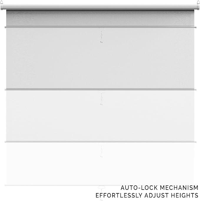 【Wider Style】 KHOMO Gear White Screen 84 x 84 inch – Extra Large Pull Down Backdrop – Portable Collapsible Roll Down Projector Screen – White Screen for Video, Streaming, and Photography