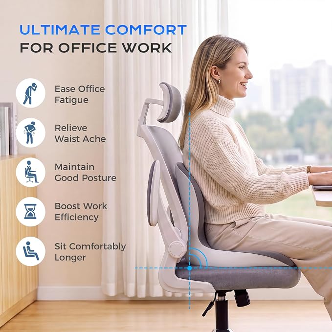 Coverado Car Seat Cushion and Lumbar Support Pillow One Piece, Memory Foam Ergonomic Back Support Driving Seat Cushion for Back Pain, Non-Slip Washable Cushion for Car, Driver, Office