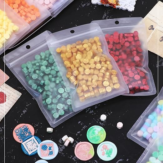 400Pcs Christmas Color Wax Seal Beads, 4 Colors Pine Green/Gold/Wine Red/Pearl White Wax Seal Kit for Stamp Seals, Decor for Envelope Letter Wedding Invitation(Christmas Color)