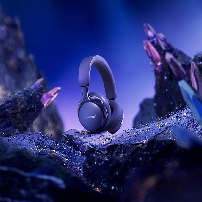 Bose QuietComfort Ultra Bluetooth Headphones (2nd Gen), Wireless Headphones with Spatial Audio, Over Ear Noise Cancelling with Mic, Up to 30 Hours of Play time, Midnight Violet - Limited Edition