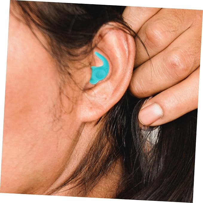 Reusable Silicone Noise Reduction for Rest Study Work Travel Concerts Comfortable Soft Fit Noise Blocking Earbuds with Carrying Case