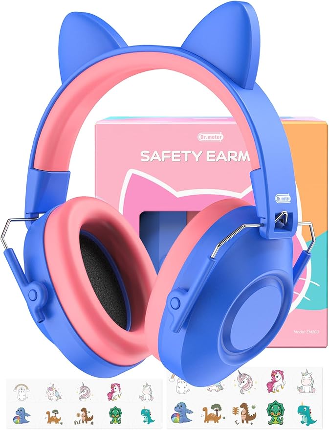 Noise Cancelling Headphones for Kids, SNR 32dB Hearing Protection Earmuffs for Noise Reduction, Ear Muff for Autism Sensory Monster Jam Derby Mowing Concert Air Show Gifts for Kids