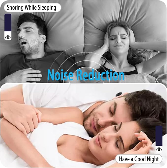 Ear Plugs for Noise Reduction, Reusable Earplugs for Sleeping, Soft Silicone Hearing Protection Earplugs for Work, Travel, Focus, Noise Sensitivity, Sleep Snoring, 8 Ear Tips in XS/S/M/L(Purple)