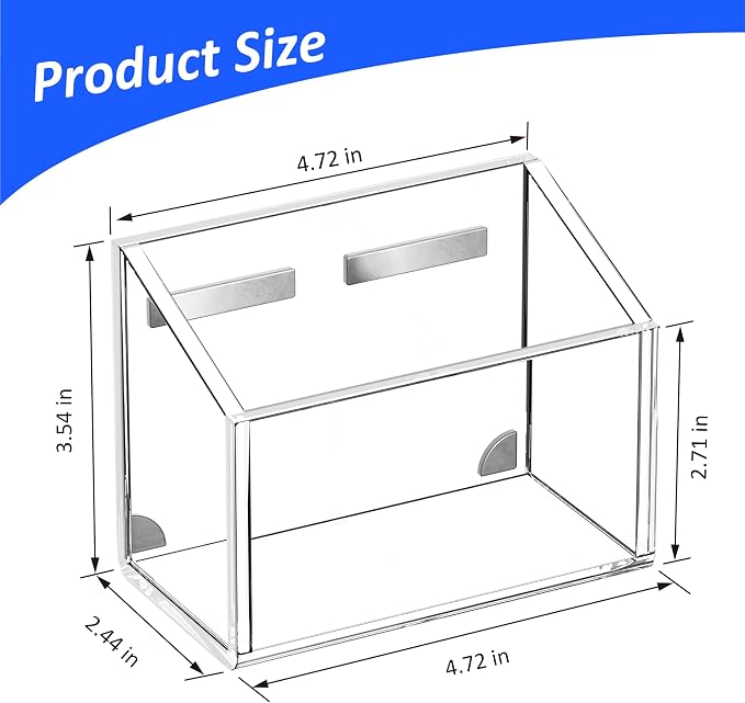 FUCDTEFC Magnetic Dry Erase Marker Holder for Whiteboard, Magnet Pen Holder for Desk Fridge Refrigerator, Non-slip Acrylic Strong Locker Organizer Storage Accessories,Clear Pencil Cup Marker Organizer | Fridge Refrigerator, Non-slip, Acrylic, Strong, L...