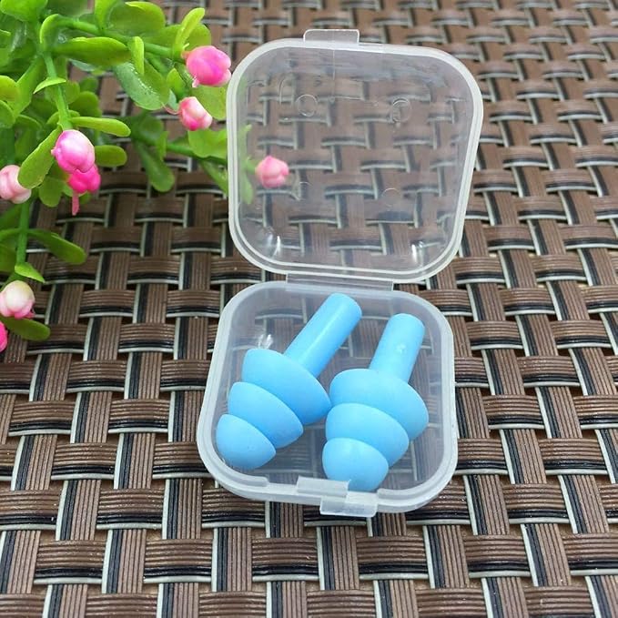 Pair of Silicone Ear Plugsnoise Ear Plugs Ear Plugs Noise Reduction for Study