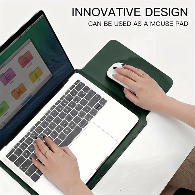 13Inch Laptop Sleeve Case Compatible with MacBook Air 13 M3 M2 M1 / MacBook Pro 13Inch, MacBook Neo Case, Surface Pro 12-3,iPad Pro/Air 13 Dell HP ASUS(Green)