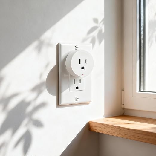 NineLeaf Remote Control Outlet Plug Kit, 6 Plug-in Light Switches with 1 Wall Remote, 15A/1500W, 500ft RF Range, No Wiring, Wireless Light Switch for Household Appliances(6 Outlets + 1 Remote)