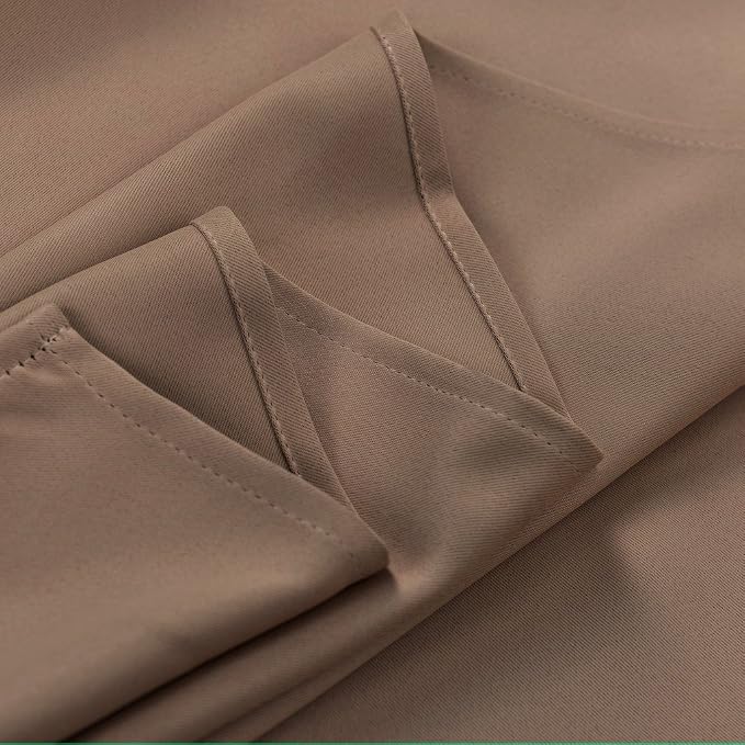 NICETOWN Bedroom Blackout Curtain and Drape - Window Treatment Thermal Insulated Grommet Top Blackout Drapery for Bedroom (1 Panel, 70 by 63 Inch, Cappuccino)