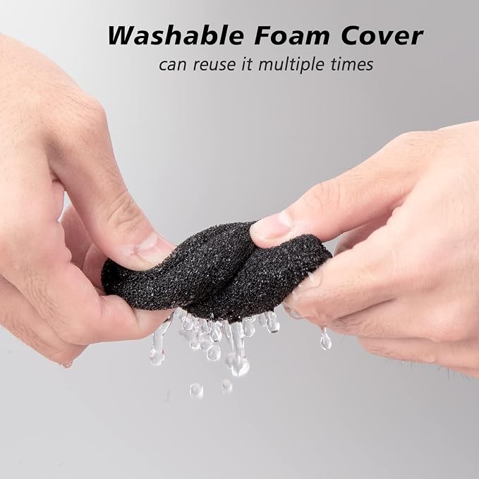 SUNMON SoloCast 2 Microphone Pop Filter Windscreen - Noise Reduction Gaming Mic Foam Covers, Mic Foam Cover Pop Filter Compatible with HyperX SoloCast