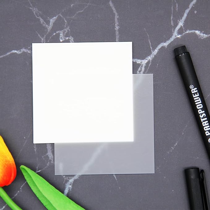 200 Sheets Transparent Sticky Notes, 3x3 inch Clear See Through Sticky Notes, for Reading Writing Notes Book Markers, Study Office School Supplies, 50 Sheets/Pad (4 Pads)