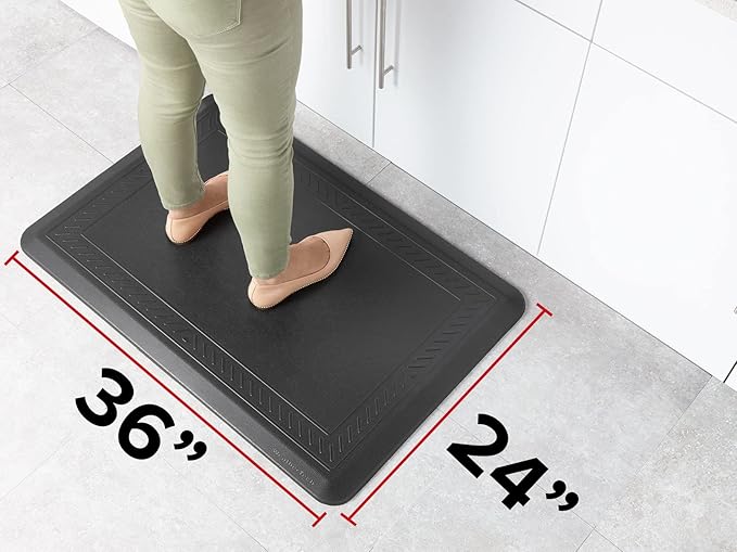 WeatherTech ComfortMat, 24 by 36 Inches Anti-Fatigue Comfort Mat - Bordered, Cocoa
