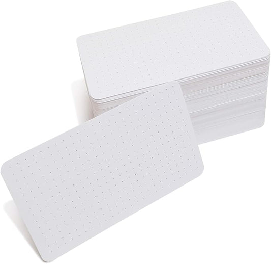 The Original Bullet Cards – Dot Grid Index Cards & Note Cards for Notes, Study, Lists, and Journaling (3x5 Card 200qty)