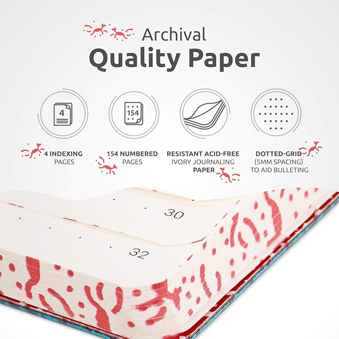 Aesthetic Large B5 Dotted Journal - Enjoy Bullet Journaling with a Soft Cover 7x10 inch, Non-Bleed Thick 120gsm Paper with Japanese Edge Motif - Turquoise Faux Leather Lay Flat Dot Notebook ZenART
