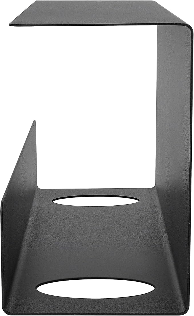 ZhiYo Under Desk Cable Management Tray 16.5 Inch, 2 Pack Sturdy Metal Cable Tray, Desk Cord Management, Under Table Cord Organizer Basket, Wire Raceway, Black