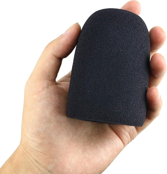 AT2020 Pop Filter Windscreen - Furry Windscreen/Fur Foam Wind Cover for Audio Technica Microphone AT2020+ AT2035 AT4040 by YOUSHARES
