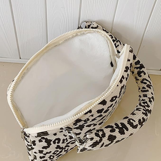 Leopard Print Laptop Case 11, 13,15 Inch Quilted Laptop Sleeve Soft Protective Cheetah Computer Sleeve for MacBook (Beige, with Strap, 13 Inch)