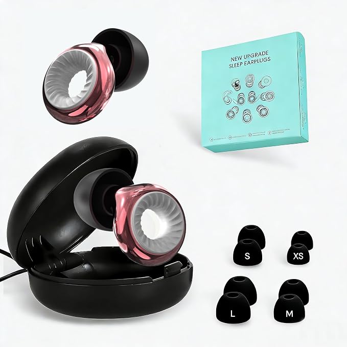 Sensitive Ear Friendly Earplugs, Hypoallergenic Soft Silicone | 25dB Noise Reduction, Reusable, For Adults, All Night Sleeping & Daily Use