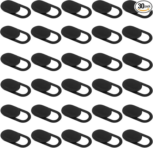 Giantree 30Pcs Camera Cover, Webcam Cover, Camera Privacy Covers Slide, Phone Laptop Cameras Covering Slide, Webcam Covers for Protect Your Privacy Security Fits Most Laptop, Desktop, Smartphone