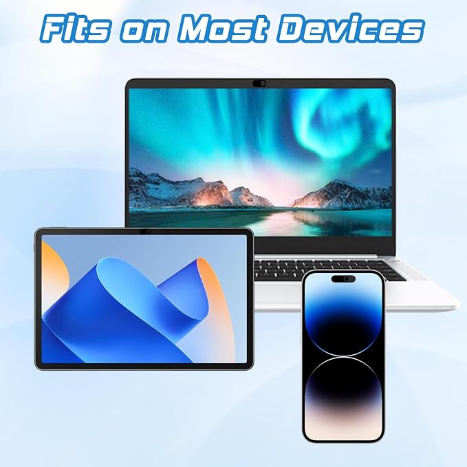 30Pcs Webcam Cover, Camera Privacy Cover Slide, Phone Laptop Camera Computer Cameras Covers Slide, Webcam Covers for Laptops Protect Your Privacy Security Fits Most Laptop, Desktop, Smartphone