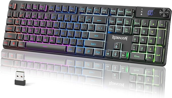 Redragon K521 Pro Wireless Gaming Keyboard with Screen
