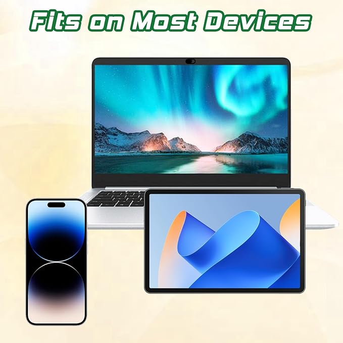 Giantree 30Pcs Camera Cover, Webcam Cover, Camera Privacy Covers Slide, Phone Laptop Cameras Covering Slide, Webcam Covers for Protect Your Privacy Security Fits Most Laptop, Desktop, Smartphone