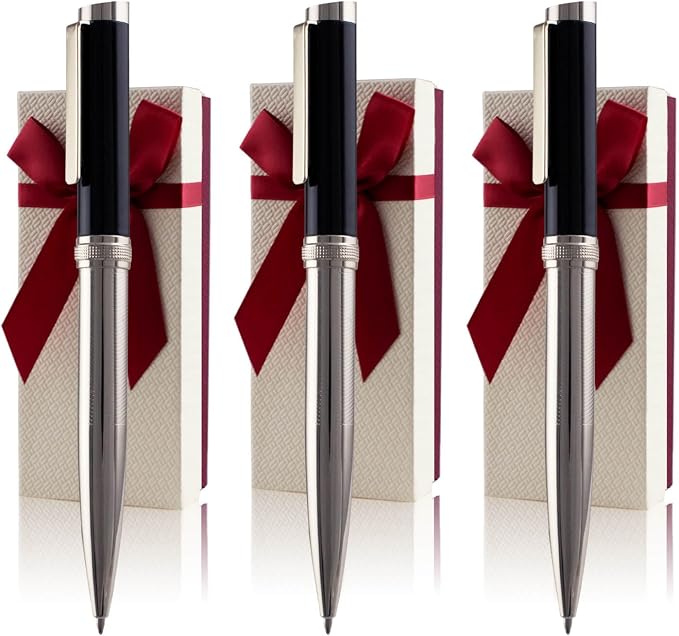 Yastar Luxury Pens Personalized, Custom Pens for Men Women, Elegant Pen for Professional Writing, Ballpoint Pen Engraved with Name, Unique Groomsmen Gifts, Business Gift for Executive