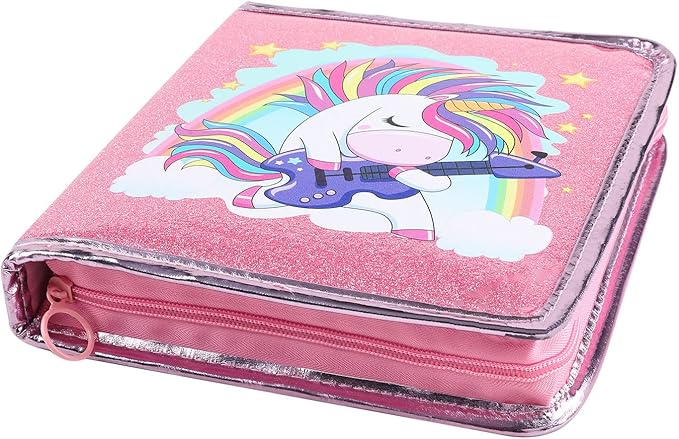 Leeche Fruit Scented Markers Set 44 Pcs Filled Stationery with Unicorn Pencil Case,Art Supplies for Kids Ages 4-6-8, Perfect Unicorn Gifts for Girls,Assortment Marker Pencil Gel Pen Coloring