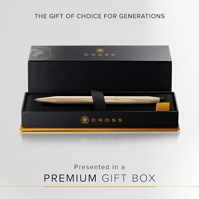 Classic Century 23kt Gold Plated Ballpoint Pen With 23kt Gold Plated Appointments
