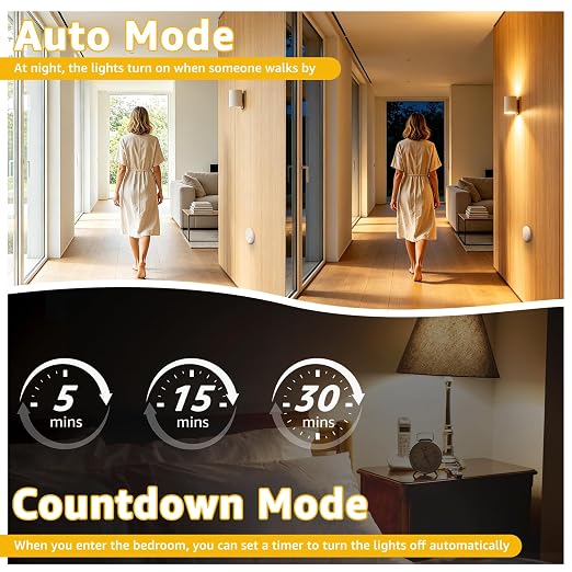 Motion Sensor Plug,Greencycle Wireless Motion Sensor Outlet with Timer Setting,PIR Sensor Plug to Auto Turn On/Off,Adjustable Detection Range,15A/1500W for Christmas Lights,Fans（1 Sensors 3 Plugs）