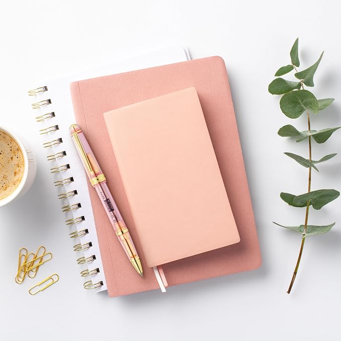 Cross Bailey Light Translucent Pink Sapphire Resin Rollerball Pen - Professional Pen for Effortless Writing - Journaling, Note-Taking & More - Black Ink - Easy Handling - Includes Gift Box