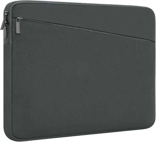 14 15 Inch Laptop Sleeve Durable Protective Case Slim Padded Laptop Case with Front Pocket Compatible with 15 16 Inch MacBook Air MacBook Pro HP, Dell, Lenovo Grey