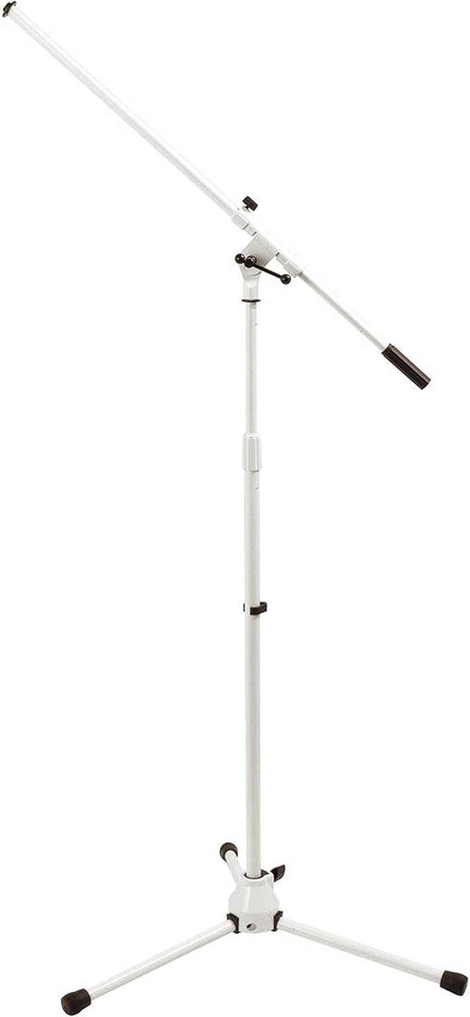 OnStage On-Stage MS7801W Telescoping Microphone Boom Stand, White