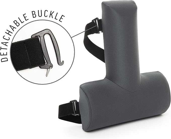 OPTP Thoracic Lumbar Back Support – Posture Support, 16"H x 12"W x 3"D | Full back and lumbar support for improved sitting posture, upper/lower back support for chair & car travel, Made in the USA