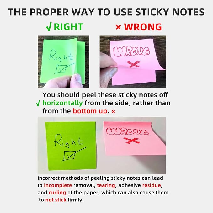 Retro 4Pack/200 Sheets 3x3in Self-Sticking Note Papers Set, High-Adhesive Productivity Planner Pads for Time Management, Vintage Daily Task Notes for Journal Office Home, Bulk Stationery Gift