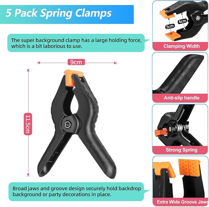 Green Screen Backdrop Kit with Stand, 5X6.5ft Portable Green Screen Backdrop with Stand kit, GreenScreen Background with Stand Carrying Bag Clamp for Streaming Video Zoom